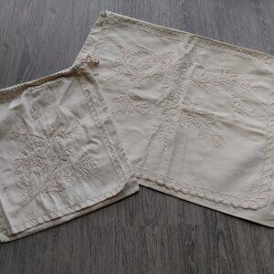 Vintage Lingerie Pouch Drawstring Bag Set - Pillow Case